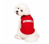 Petitebella Camisa de perro de seguridad para cachorro (rojo, grande)