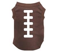 Petitebella Camisa de rugby con estampado de cachorro marrón (marrón, grande)