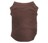 Petitebella Camisa marrón cachorro tela (XS a color marrón)