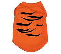 Petitebella Camiseta de perro con estampado de tigre (naranja, XL)