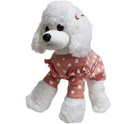 Petitebella Camiseta polar con estampado de corazones (grande, rosa polvoriento)