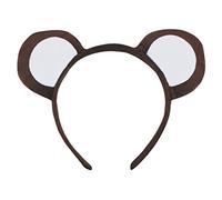 Petitebella Diadema de orejas de animales (mono, talla única)