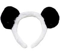 Petitebella Diadema de orejas de animales (panda, talla única)