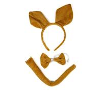 Petitebella - Diadema para disfraz de adulto - Marrón - talla única