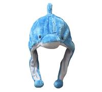 Petitebella Disfraz de sombrero de delfín azul claro (talla única)