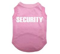 Petitebella Security Guard - Camisa para perro (rosa, grande)