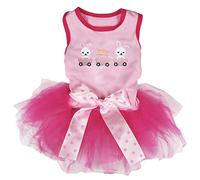 Petitebella - Vestido para perro con forma de conejito (rosa, extragrande), color rosa