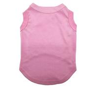 Petitebella - Vestido para perro, sin mangas, color rosa, rosa claro, Medium