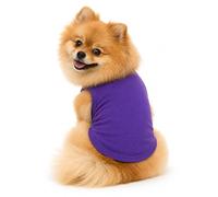 Petitebella - Vestido para Perro, sin Mangas, de algodón, Color Liso