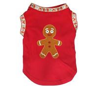 Petitebelle Camisa de hombre de jengibre para cachorro (rojo/pan de jengibre, XS)