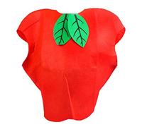 Petitebelle Desgaste del traje del partido de manzana Unisex Adult Clothing Un tamaño rojo