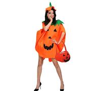 Petitebelle Frutas Hortalizas del Traje del Partido de Navidad de Halloween Unisex Adulta del Desgaste Un tamaño Calabaza con la Bolsa