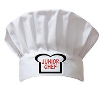 Petitebelle Junior Chef Chef sombrero de ropa para niños Un tamaño Blanco