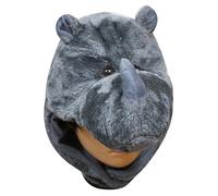 Petitebelle Los animales del traje de Halloween del sombrero unisex Tamaño de la ropa gratis Un tamaño Rinoceronte