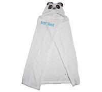 Petitebelle personalizado manta Cutie Panda bebé ropa de cama para bebé (chal blanco Glitter Sky Blue Talla:talla única