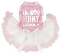 Petitebelle The Easter Egg Hunt is On - Vestido para cachorro (rosa/beige, XS)