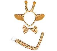 Petitebelle Traje de 3 piezas de la cola de la jirafa diadema Bowtie de los niños de Halloween o Fiesta Niños Talla marrón