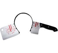 Petitebelle Traje de Halloween de accesorios Bloody Cleaver diadema Tamaño gratis Un tamaño Multicolor