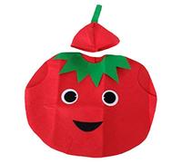 Petitebelle Verduras de Halloween de frutas de Navidad del partido del traje unisex Ropa de vestir Un tamaño Tomate