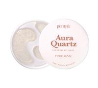 Petitfee Aura Quartz Eye Mask Pure Opal 40 PCS (20 pares) - Parche de ojo de hidrogel rejuvenecedor para bolsas de ojos hinchadas enfriando la elasti
