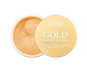 PETITFEE Gold Hydrogel Eye Patch, Parche Hidratante para Ojos con Extracto de Oro, Reduce Ojeras y Hinchazón, Ideal para Piel Sensible, 60 unidades
