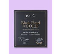 Petitfee & Koelf Mascarilla facial de hidrogel Black Pearl & Gold Hydrogel Mask Pack - 32 g * 5 ud