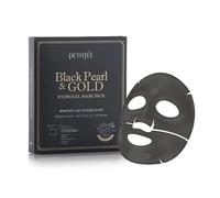 Petitfee Pack de Mascarillas de Hidrogel Perla Negra y Oro - 5 Piezas