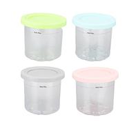 petjoyful 4 Piezas de Latas de Helado de Plástico de Repuesto para Máquinas de Helado NC299AMZ NC300s Series Creami