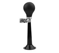 petjoyful 5 Colores 2.2 Pulgadas Ciclismo Hooter Bicicleta Portátil Bocina de Aire Bugle Bombilla Anillo de Apriete (Negra)