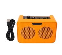 petjoyful Amplificador de Guitarra Eléctrica Salida de 10 W Altavoz Amplificador Portátil BT con Efecto de Retardo Conector para Auriculares de 3,5 Mm Control de Tono y Volumen