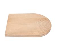 petjoyful Bandeja de Pan de Madera Natural Segura multifunción Bandeja de Postre de Pan para la Cocina casera (Elipse)