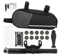 petjoyful Bicicleta de Montaña Kit de Reparación Portátil Al Aire Inflador Juego de Combinación de Llaves de Reparación de Neumáticos