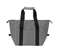 petjoyful Bolsa refrigeradora para Acampar, Bolsa de Aislamiento térmico para Picnic Fresco, Plegable, a Prueba de Fugas, para Viajes, Trabajo, Escuela, Gris (S)