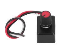 petjoyful Controlador de Perilla de Atenuación de 12-24 V Mini Interruptor Giratorio Atenuación PWM para Iluminación de Decoración Interior de de Crucero RV