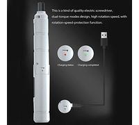 petjoyful Destornillador eléctrico inalámbrico recargable por USB, mini herramienta eléctrica, destornillador multifunción para reparar reloj, dispositivo electrónico (88 piezas)