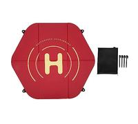 petjoyful Drone Landing Pad con Picos de Piso Bolsa de Almacenamiento Plegable Impermeable Drone Parking Mat para Avata 60 cm