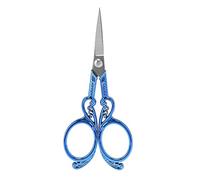 petjoyful Embroidery Scissors Stainless Steel Retro Style High Hardness Portable Sewing Scissors for Knitting Needlework DIY