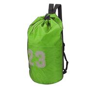 petjoyful Football Basketball Sport Oxford Cloth Drawstring Bag Fitness Training Mochila para Gimnasio (Verde)