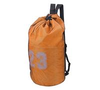 petjoyful Football Basketball Sport Oxford Cloth Drawstring Bag Fitness Training Mochila para Gimnasio (Naranja)