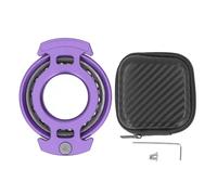 petjoyful Giroscopio con la Punta del Dedo Reduce la ansiedad Anillo de Metal Giratorio Juguete de descompresión con Tornillos de Llave (Púrpura)