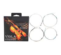 petjoyful Juego Completo Universal de 4 Piezas de Cuerdas para Viola Profesionales E A D G para Violas de 14"-16"