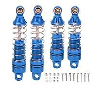 petjoyful Juego de amortiguadores de resorte RC de aleación de aluminio de 4 piezas para camión Losi Mini T 2.0 2WD 1/18 (Azul)