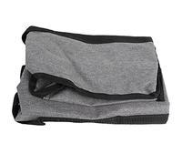 petjoyful La Bolsa de Asas con Cremallera a Prueba de Polvo del Organizador del Bolso del Almacenamiento del PVC con Uso del Viaje en el hogar de Las manijas (Gris)