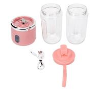 petjoyful Licuadora portátil 6 Cuchillas Fondo Desmontable Fácil Limpieza Recargable Mini Exprimidor Taza