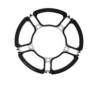 petjoyful Lp Juego de bielas de pétalos de cinco orificios 130BCD Juego de bielas de bicicleta plegable 56T Juego de bielas individuales para bicicleta Placa dentada (Placa LP de un solo pétalo 56T