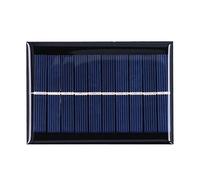 petjoyful Panel Solar de 1W 5V Hoja Solar de Silicio Policristalino para Aviones Luz Solar al Aire Libre