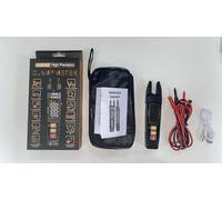 petjoyful Pinza amperimétrica en Forma de U Multímetro Medidor de Voltaje de Corriente CA/CC Hz Frecuencia Diodo Zumbador Resistencia Condensador Probador NCV Detección de Voltaje