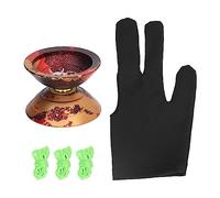 petjoyful Yo Yo Toy 2 Modos de rotación Truco de Cuerda Descompresión Bola de rodamiento de Yoyo no Responsable para niños (Dorada)