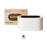 PETKIT Bolsa de arena para gatos PUROBOT Ultra autolimpiable, 4 rollos, gran capacidad, bolsas de basura para areneros autolimpiables