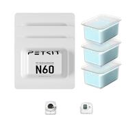 PETKIT Desodorante para mascotas N60 para bandejas de arena autolimpiables PUROBOT ULTRA y PUROBOT MAX PRO, expulsión efectiva de olores, larga duración, fórmula natural (paquete de 3)